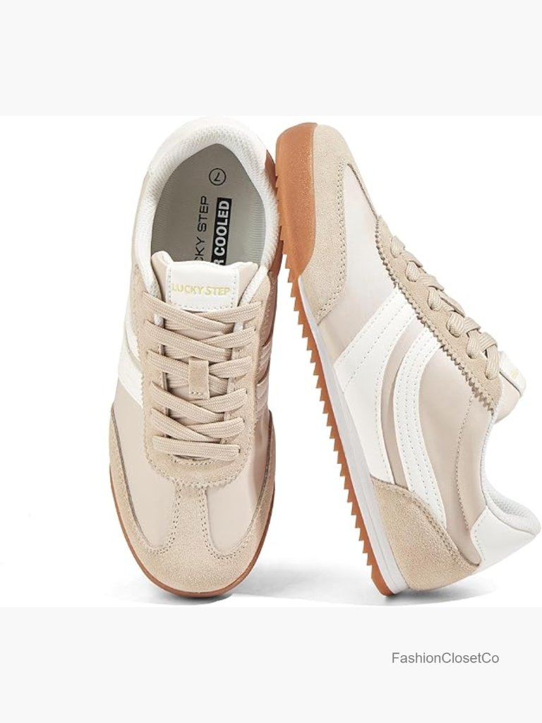 Thin Sole Lace Up Tennis Shoes Lightweight Walking Running Gym Workout Classic
